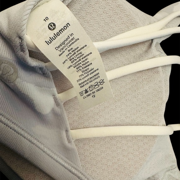 Lululemon Free To Be Bra Wild *Light Support Womens 10 - Picture 6 of 7